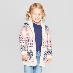 Cat Jack Fair Isle Cardigan Sweater 